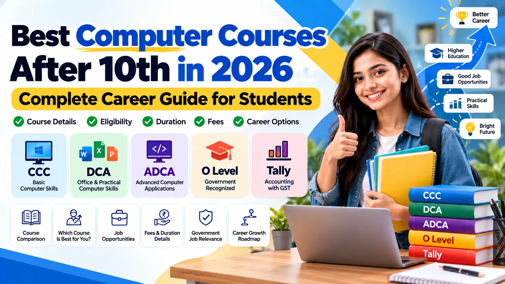 Best Computer Courses After 10th in 2026: Complete Career Guide for Students