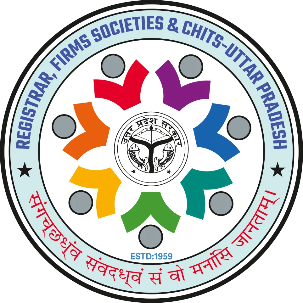 Registrar, Firms, Societies & Chits, Uttar PradeshRegistrar, Firms, Societies & Chits, Uttar Pradesh Official Logo